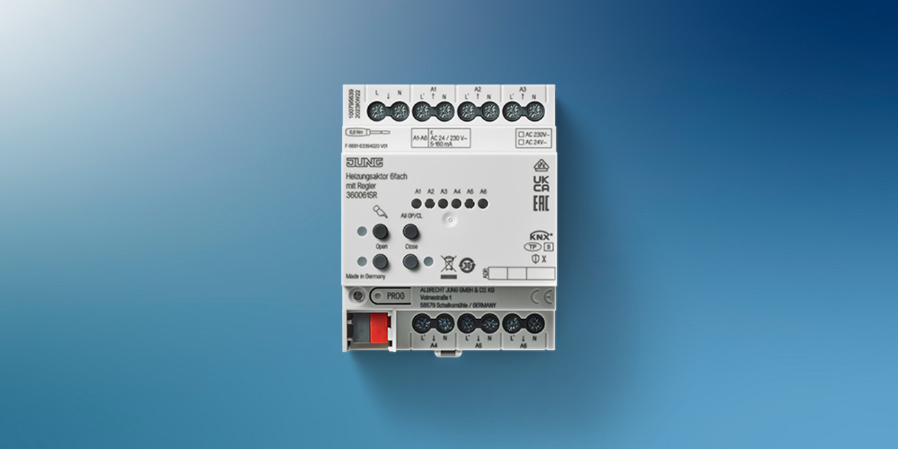 KNX Heizungsaktor 6-fach bei Elektro Hartmann in Karlshuld