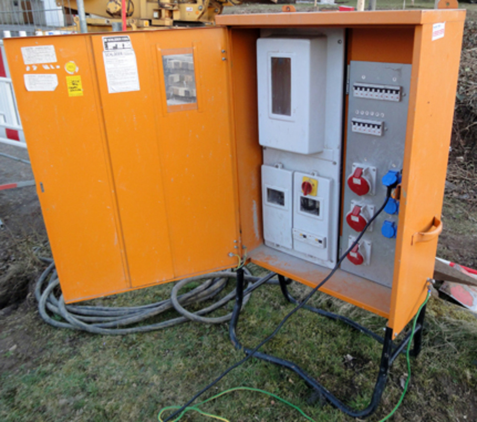 Baustromkasten bei Elektro Hartmann in Karlshuld