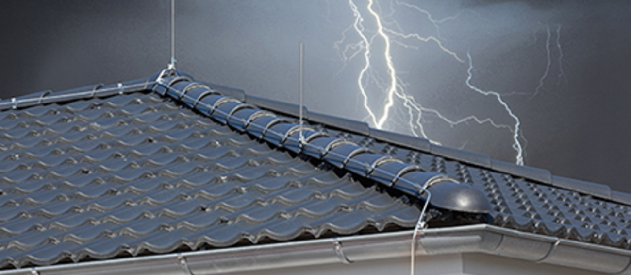 Äußerer Blitzschutz bei Elektro Hartmann in Karlshuld