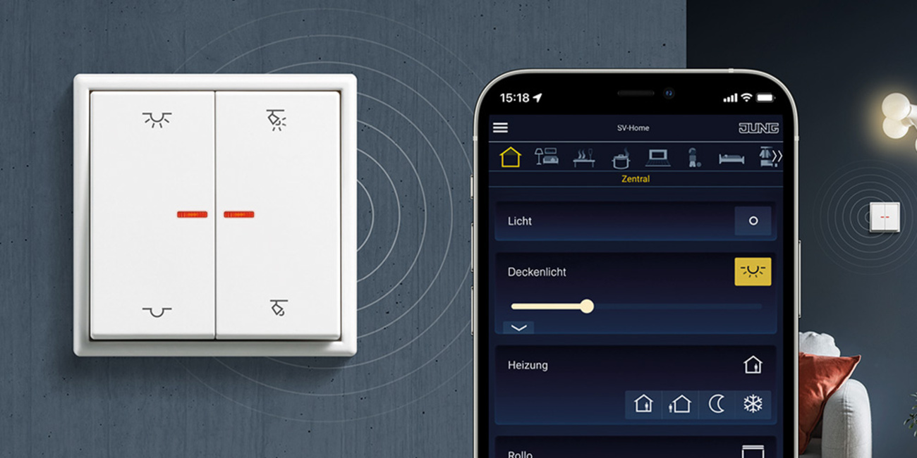 KNX RF Taster bei Elektro Hartmann in Karlshuld